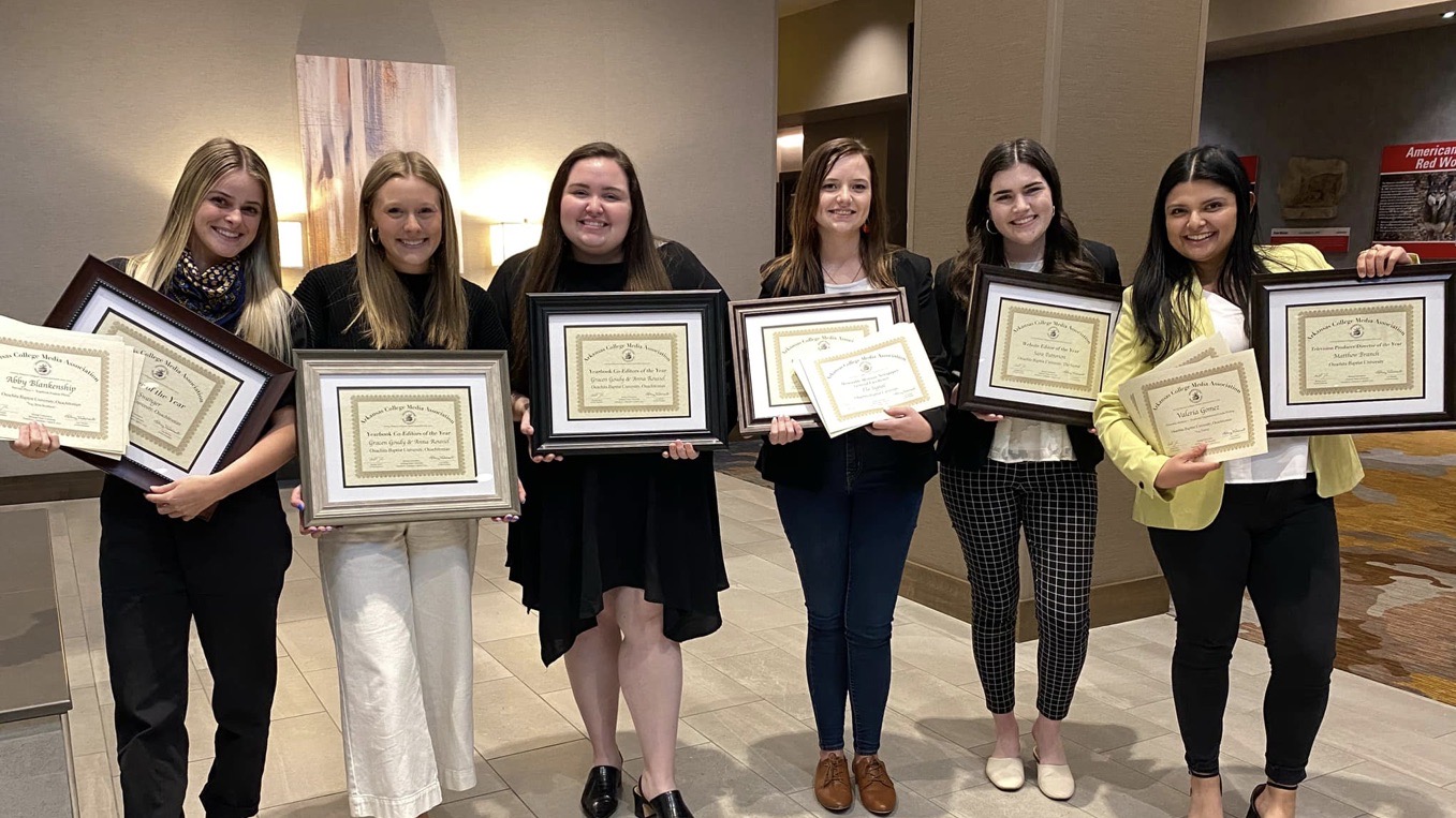 Ouachita student media awards winners