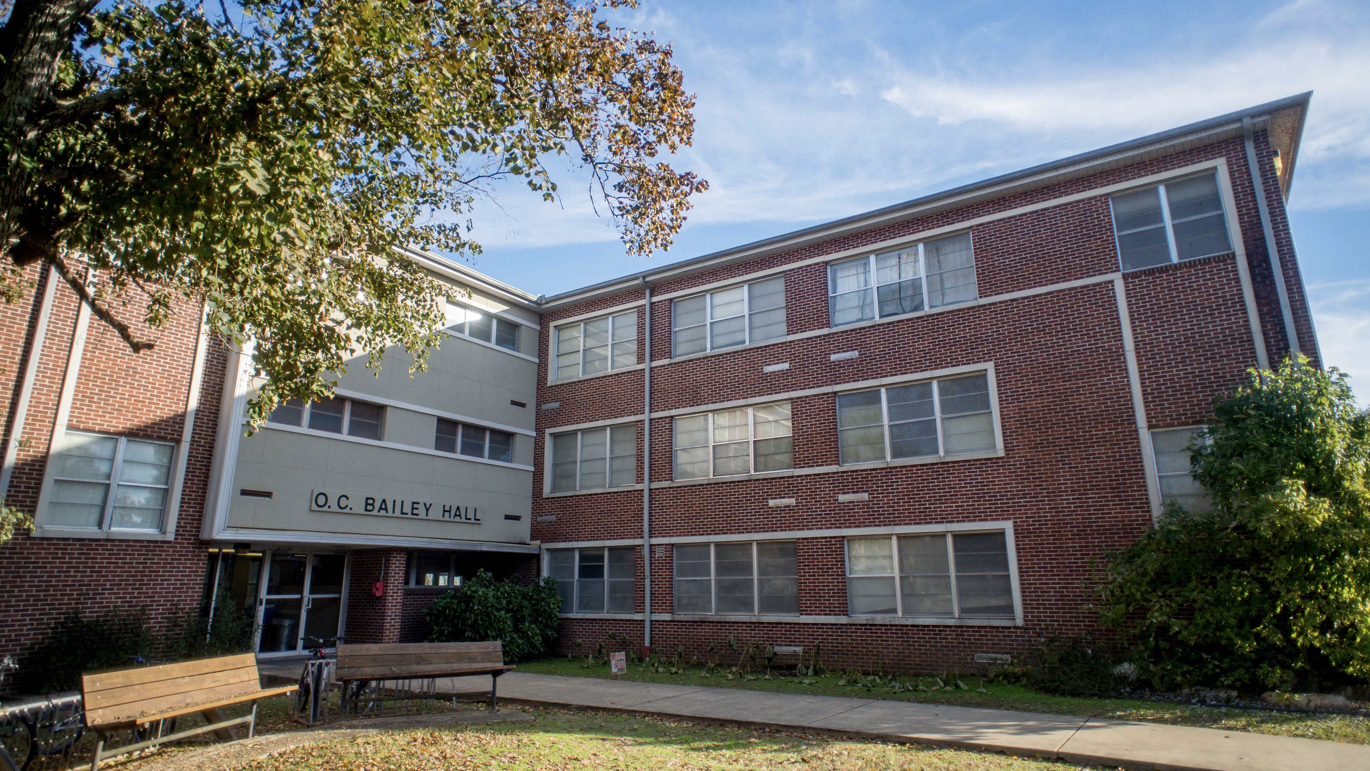 O.C. Bailey Residence Hall on the campus of Ouachita Baptist University