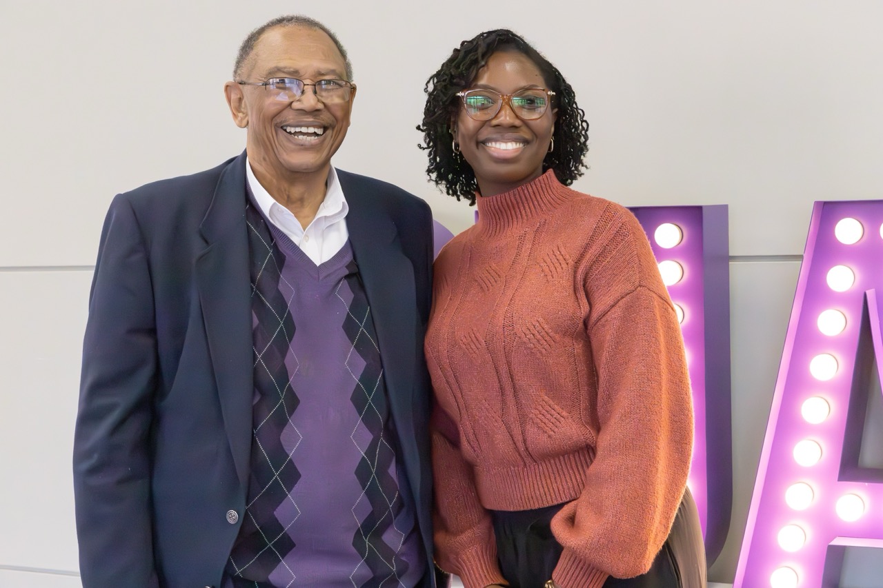 Euodias Goza and Dayja James at Ouachita